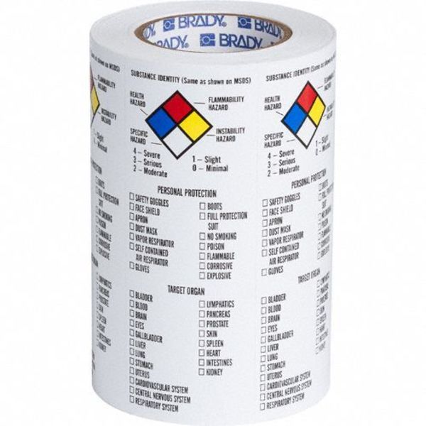 Vinyl NFPA Label, 8