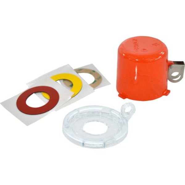 Push Button Lockout, 22mm, Plastic