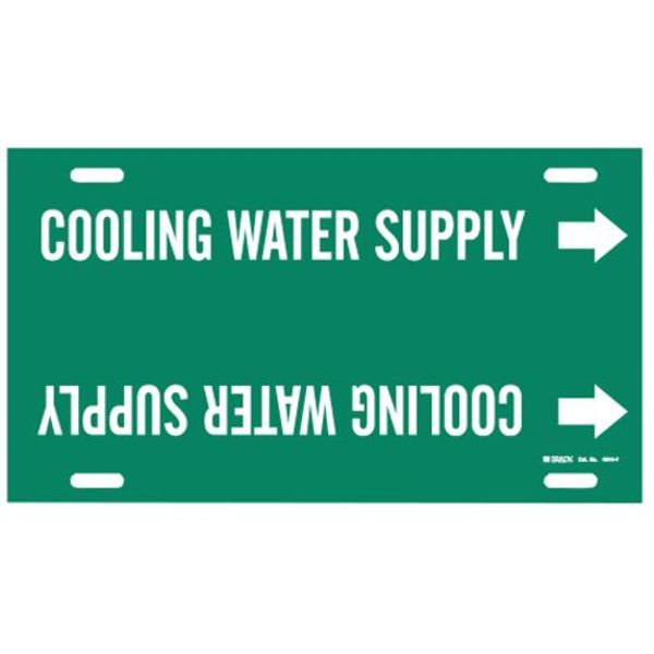 Pipe Mrkr, Cooling Water Supply, 6 to7-7/8