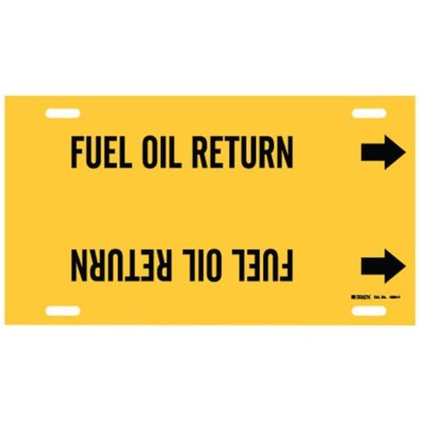 Pipe Markr, Fuel Oil Return, Y, 6to7-7/8 In