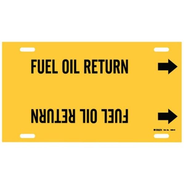 Pipe Markr, Fuel Oil Return, Y, 8to9-7/8 In