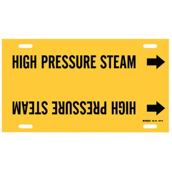 Pipe Mrkr, High Pressure Steam, 8to9-7/8In, 4077-G