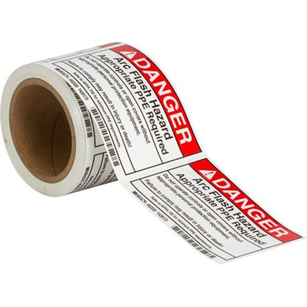 Arc Flash Protection Label, PK100, 52020