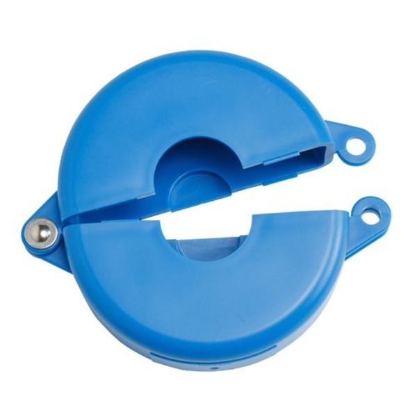 Gate Valve Lockout, Fits Sz 2-1/2 to 5, Color: Blue