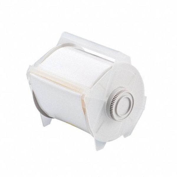 Label Tape Cartridge, White, Labels/Roll: Continuous