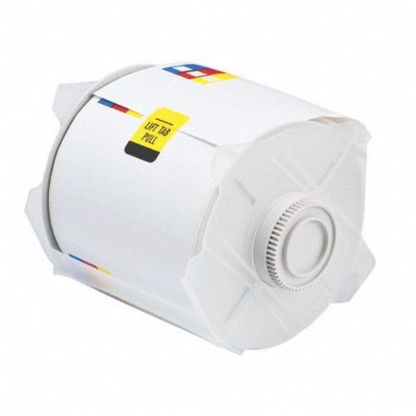 RTK Label, Red/Blue/Yellow/White, Vinyl, 115764
