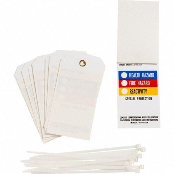 Tag, Polyester, Chemical Hazard, PK25