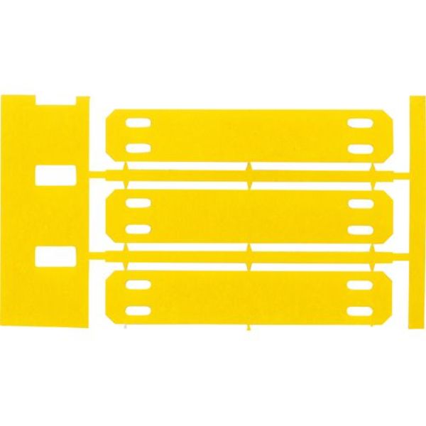 Tag, Yellow, 2.2in.Wx0.41in.H
