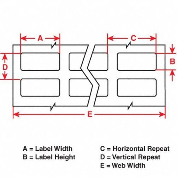 White Polyester Wire Marker, THT-5-473-10
