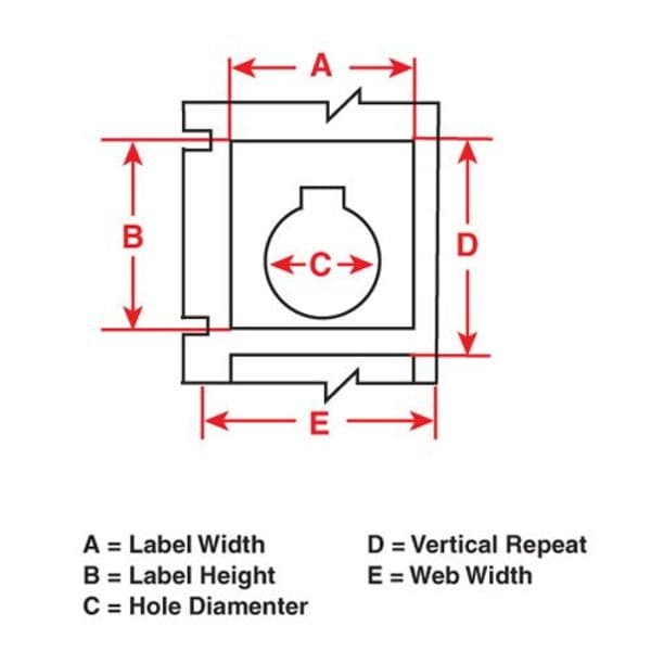 Label, Green, Labels/Roll: 500