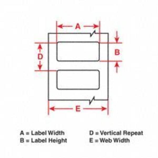 White Paper Wire Marker, THT-18-424-1.5-SC