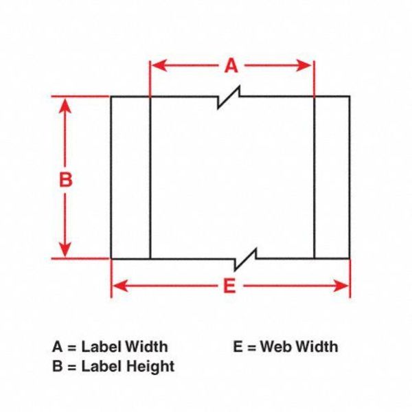 Silver Metalized Polyester Wire Marker, THT-107-413