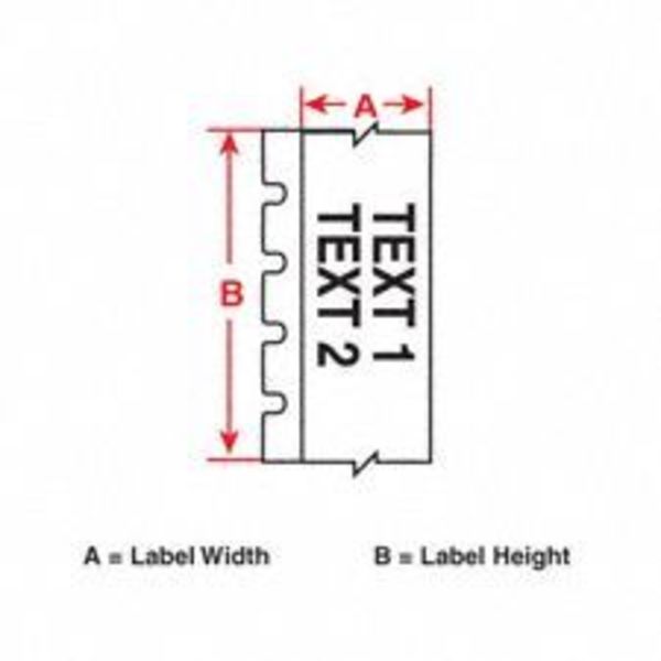 Glow-In-The-Dark Tape, Phosphorescent, Labels/Roll: Continuous