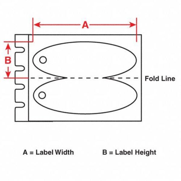 Label Cartridge, Polyethylene, 1-3/4 In. W