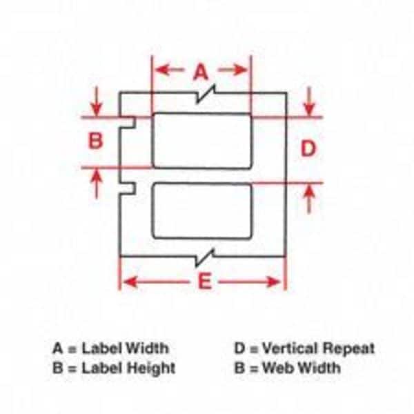 Label, Black, Labels/Roll: 500