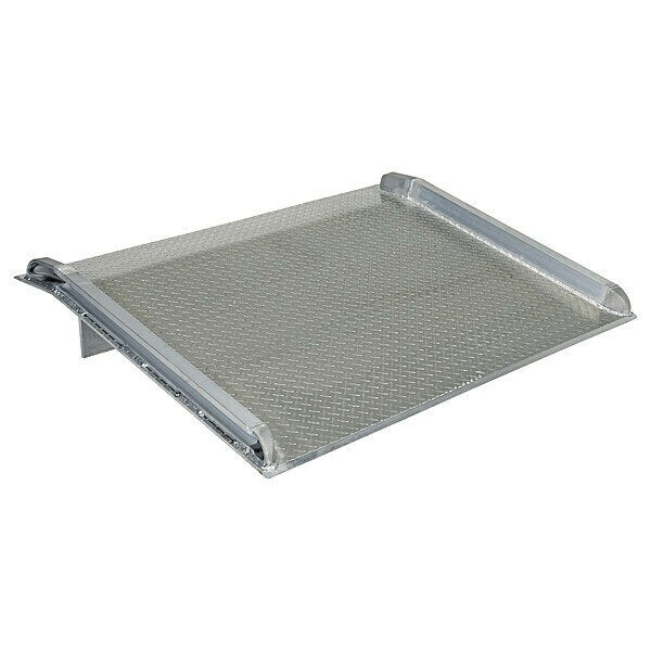 Dockboard, Aluminum, 15,000 lb, 60 x 60 In
