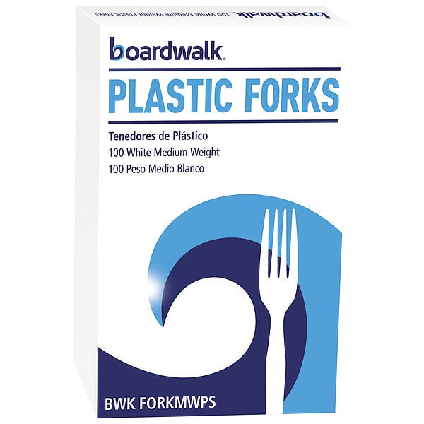 Fork, White, Med, PK100