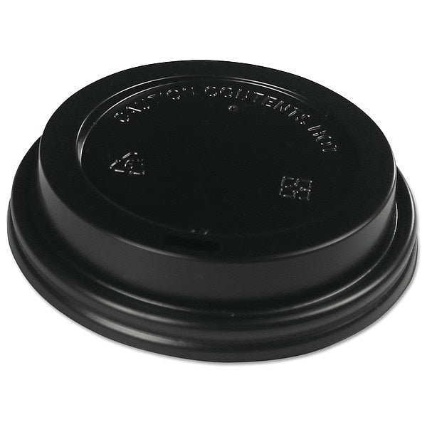 Disp Hot Cup Lid, 10oz-20oz, Black, PK1000