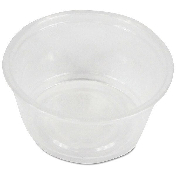 Disposable Portion Cup, 2 oz, Clear, PK2500