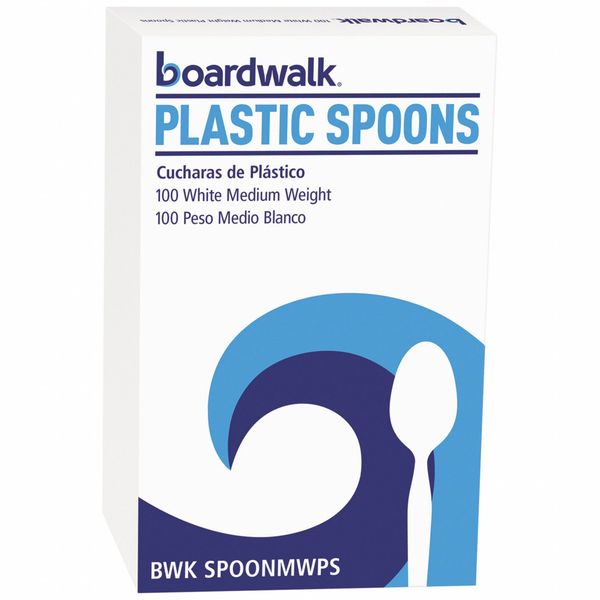 Spoon, White, Med, PK100