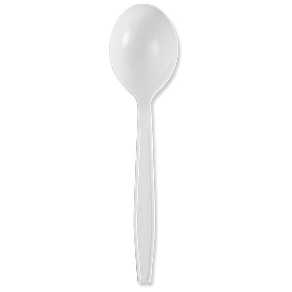 Soup Spoon, White, Heavy, PK1000