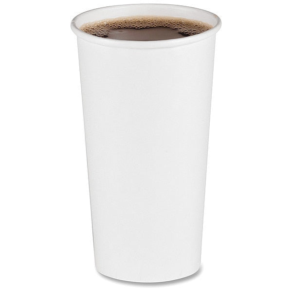 Disposable Hot/Cold Cup, 20oz, White, PK600