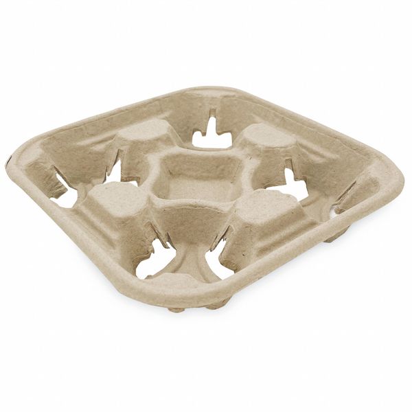 Disp Cup Tray, Beige, 2 in H, PK300