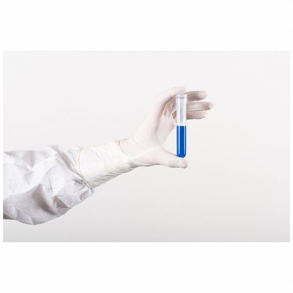 Disposable Gloves, Nitrile, White, ( 8 1/2 ), 200 PK