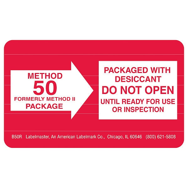 Method 50 Label, 2-1/2