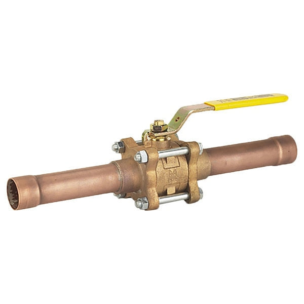 Med Gas Valve, 14.09 in L, 1 in Pipe