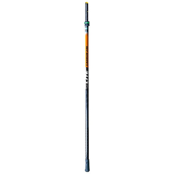 Two Section Water Pole, 126 in L, Blk/Orng