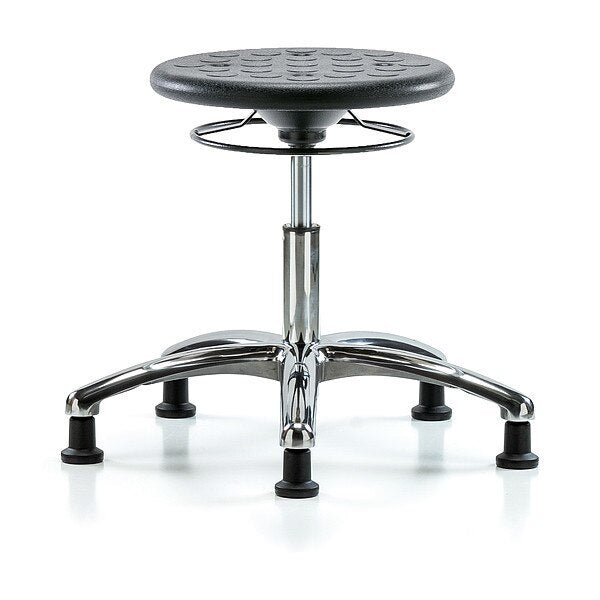 Cleanroom Polyurethane Stool, Black