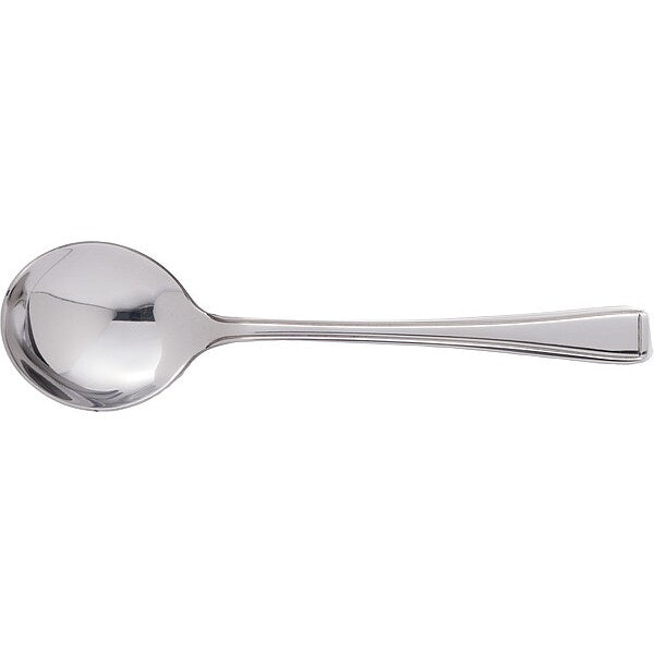 Bouillon Spoon, 6 3/4 in L, Silver, PK12