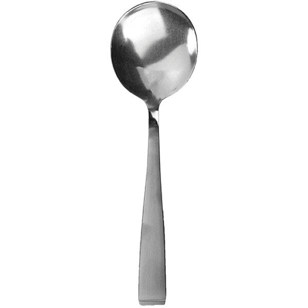 Bouillon Spoon, 5 7/8 in L, Silver, PK12