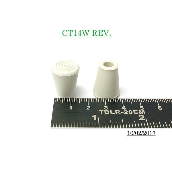 Protective Leg Tip, SlipOn, Rd, 15/64