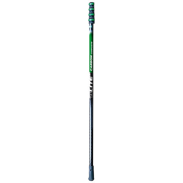 Four Section Water Pole, 240 in L, Blk/Grn