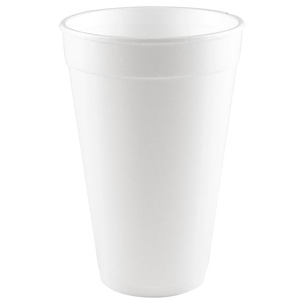 Disposable Cold/Hot Cup 16 oz. White, Foam, Pk500