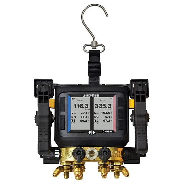 Valve wireless digital manifold, Brass/SS