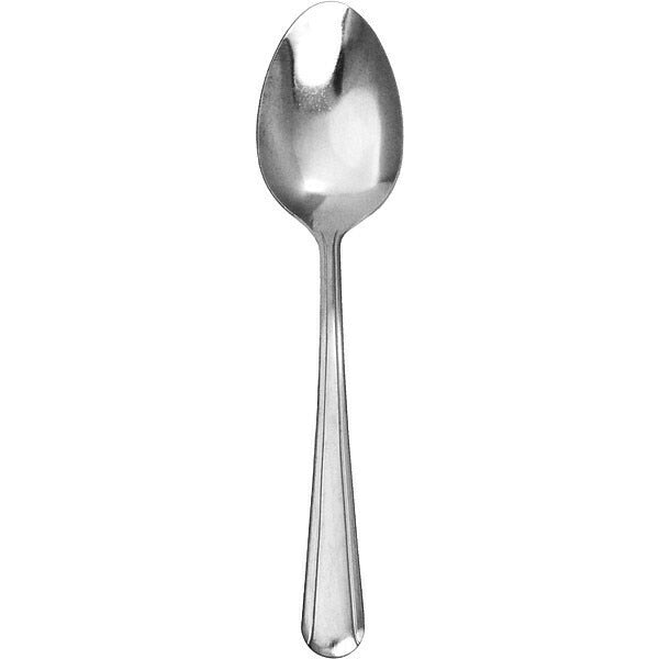 Dessert Spoon, 7 in L, Silver, PK12