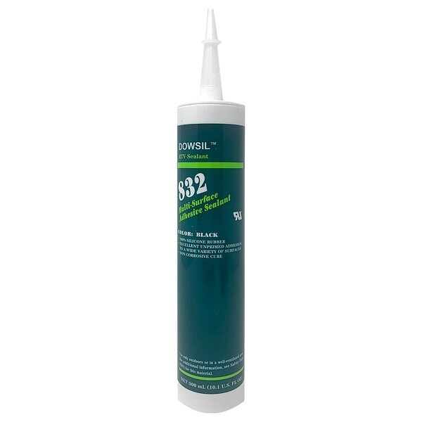 Multi-Surface Sealant, 10.1 oz, Cartridge, Gray, Silicone RTV Rubber Base