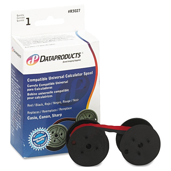 Ink Ribbon for Calculators, Black/Red