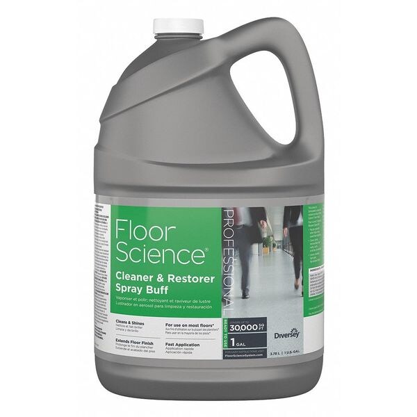 Floor Science, Cleaner/Restore, Spray, 1gal, PK4