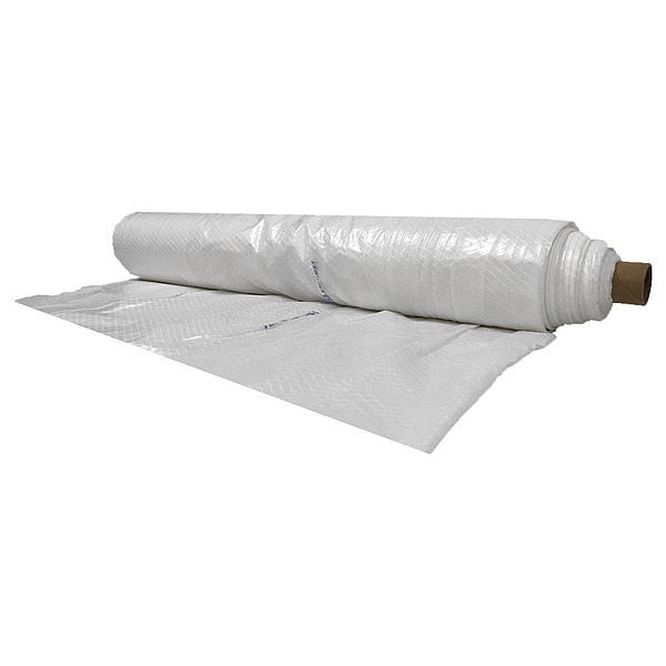 Reinforced Plastic, 100ft L, 20ft W, 10mil