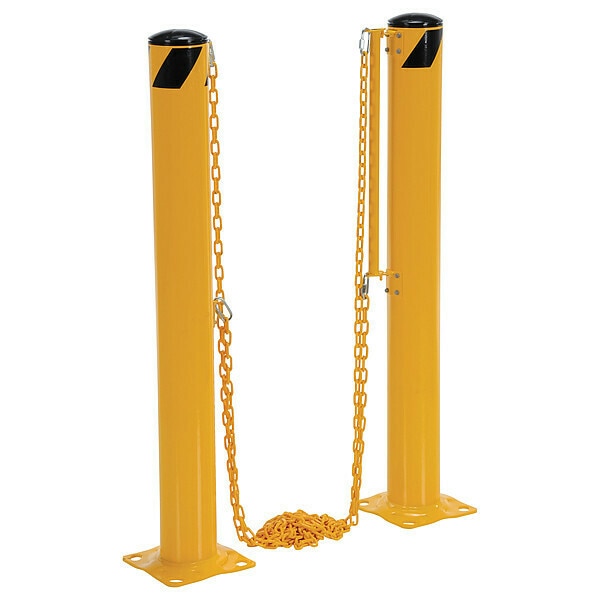 Bollard, 147-3/8 in. L