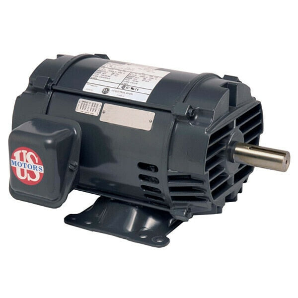 3-Phase General Purpose Motor, 2 HP, 145T Frame, 200V AC Voltage, 1,740 Nameplate RPM