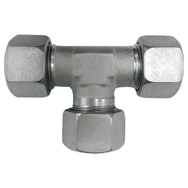 Tube Tee, O.D 6 mm, O.L  27 mm, 500 bar