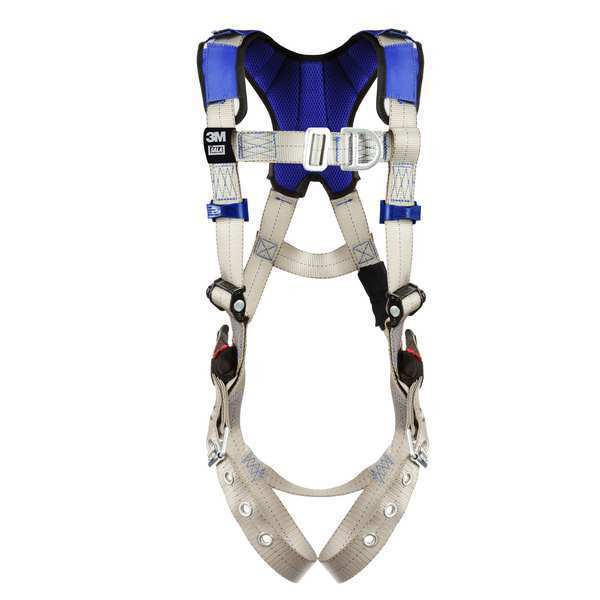 Harness, Vest Style, L, Polyester, Gray