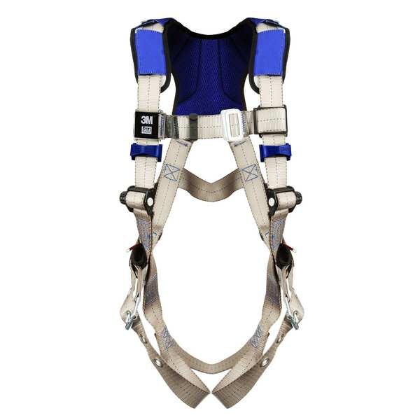 Harness, Vest Style, L, Polyester, Gray