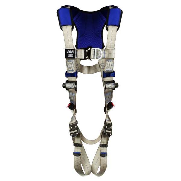 Harness, Vest Style, XL, Polyester, Gray