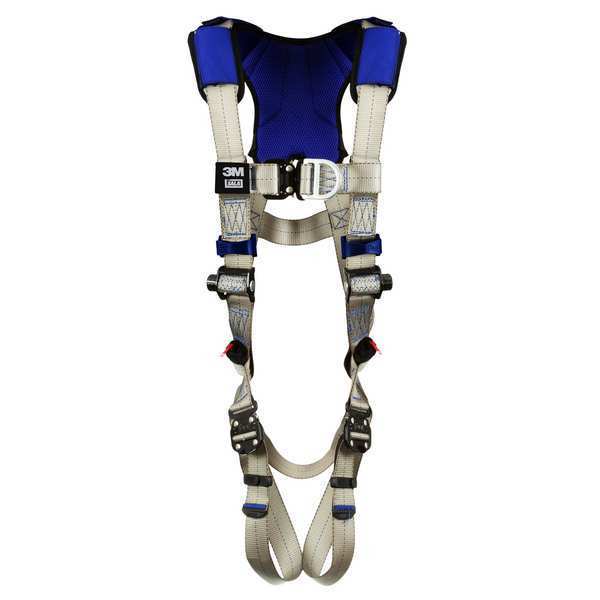 Harness, Vest Style, S, Polyester, Gray